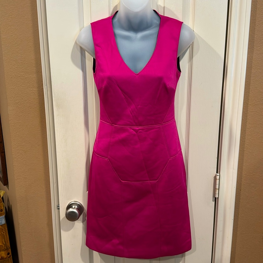 Tibi Magenta Sleeveless Dress. Sz 0